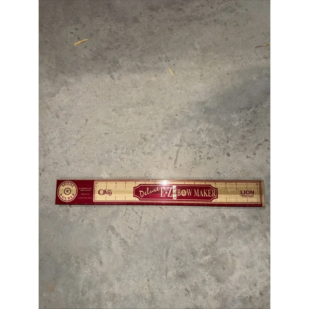 VINTAGE Deluxe EZ Bow Maker Ribbon Spool Holder AS SEEN ON‎ TV
